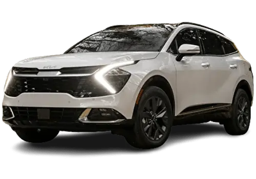 Прокат авто Kia Sportage 2023 белый в Алматы по выгодным ценам