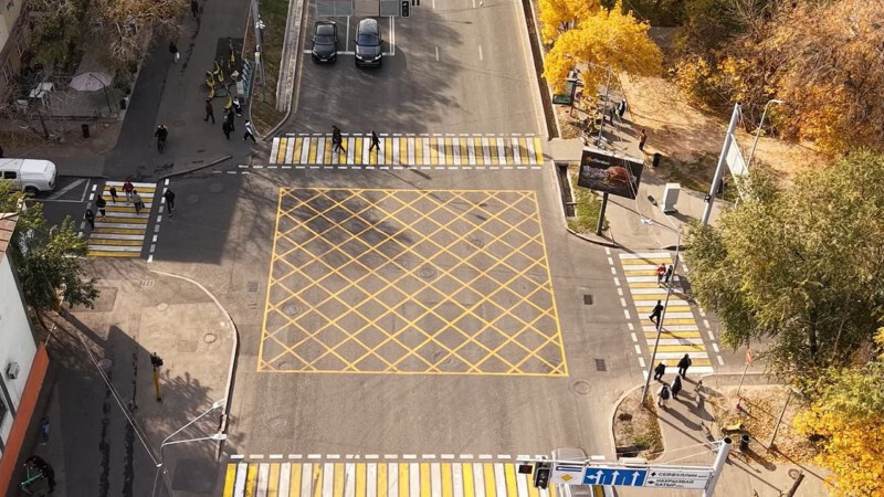 Штрафы за выезд на “вафельную“ разметку в Алматы: что именно будут фиксировать камеры, Аренда авто Алматы | naprokat.kz