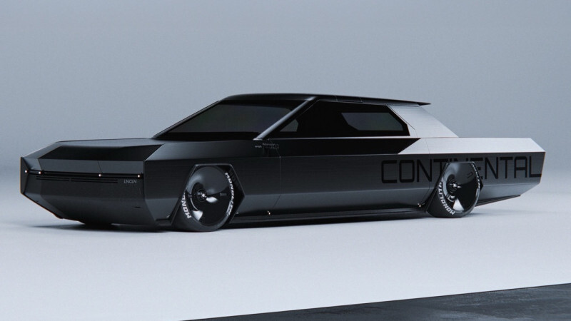Этот концепт Lincoln Continental выглядит как авто из Cyberpunk. Просто взгляните