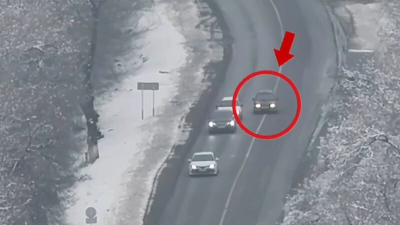 Полиция показала видео нарушений, снятых дронами в Алматинской области