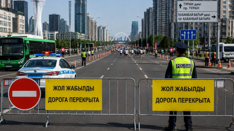 Водителей предупредили о перекрытиях в Астане из-за благотворительного забега, Аренда авто Алматы | naprokat.kz
