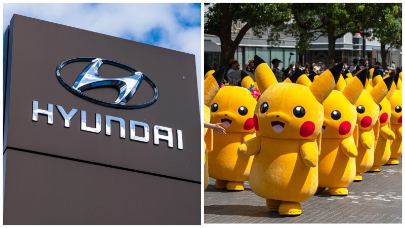 Hyundai добавила в свой автомобиль покемонов